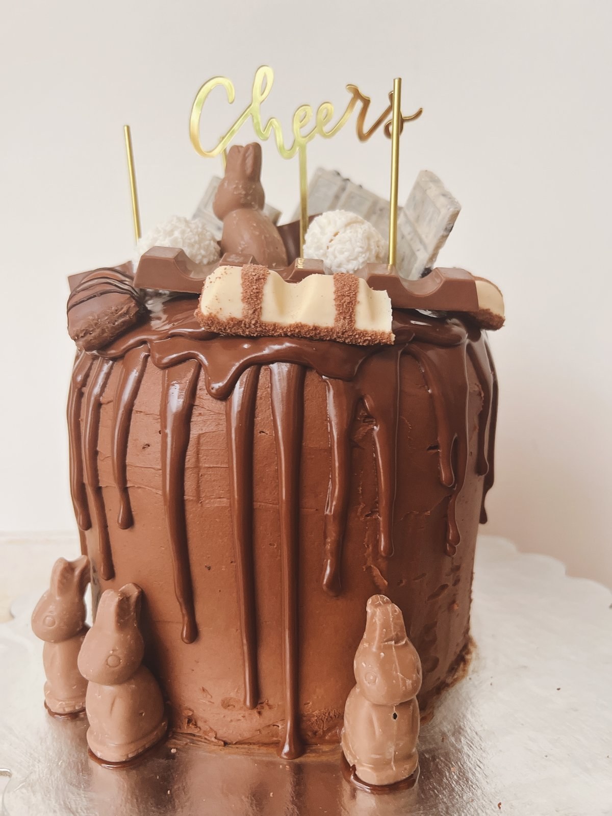 Devil's food cake con caramelo
