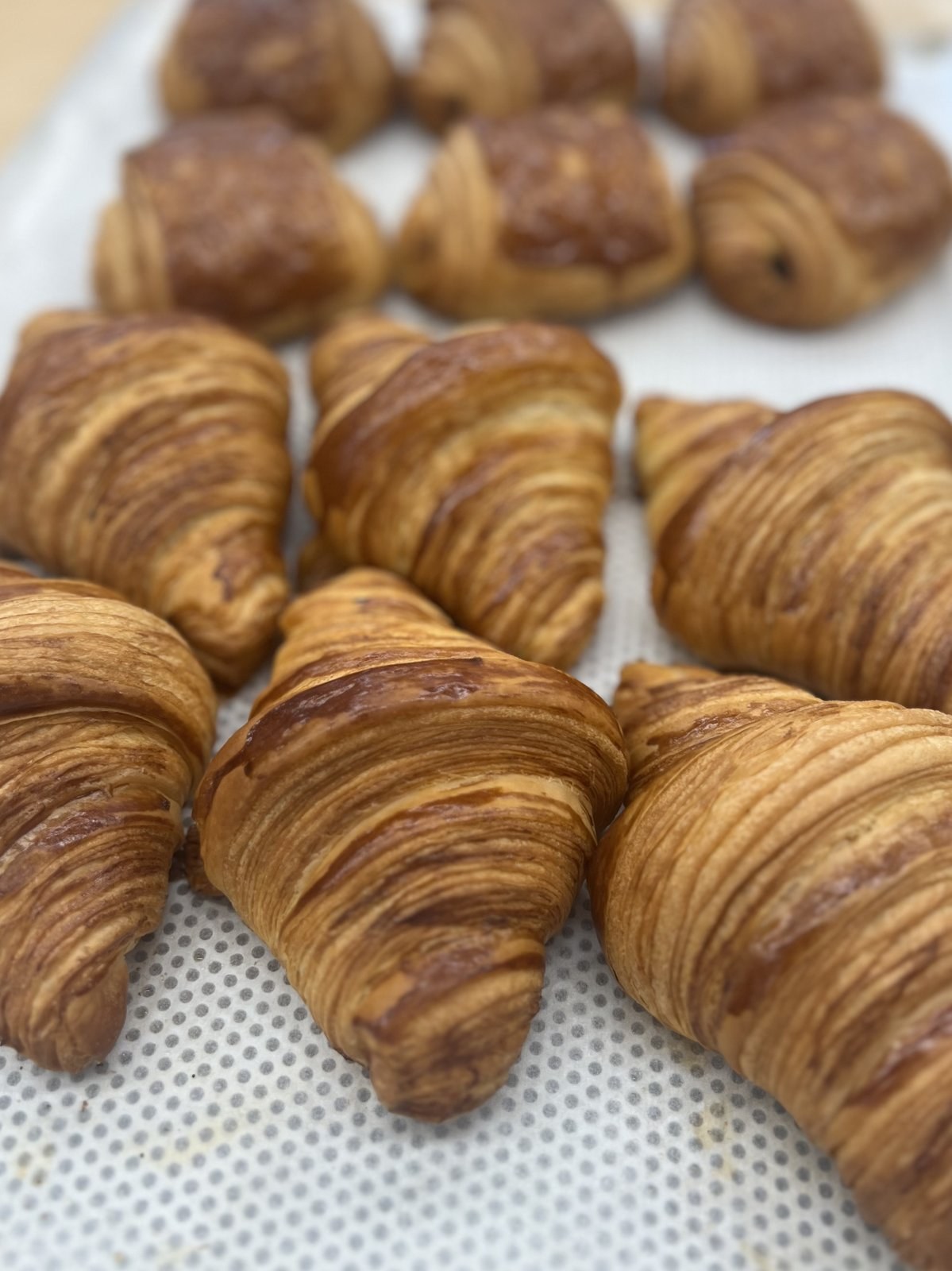 Croissants listos para entrega