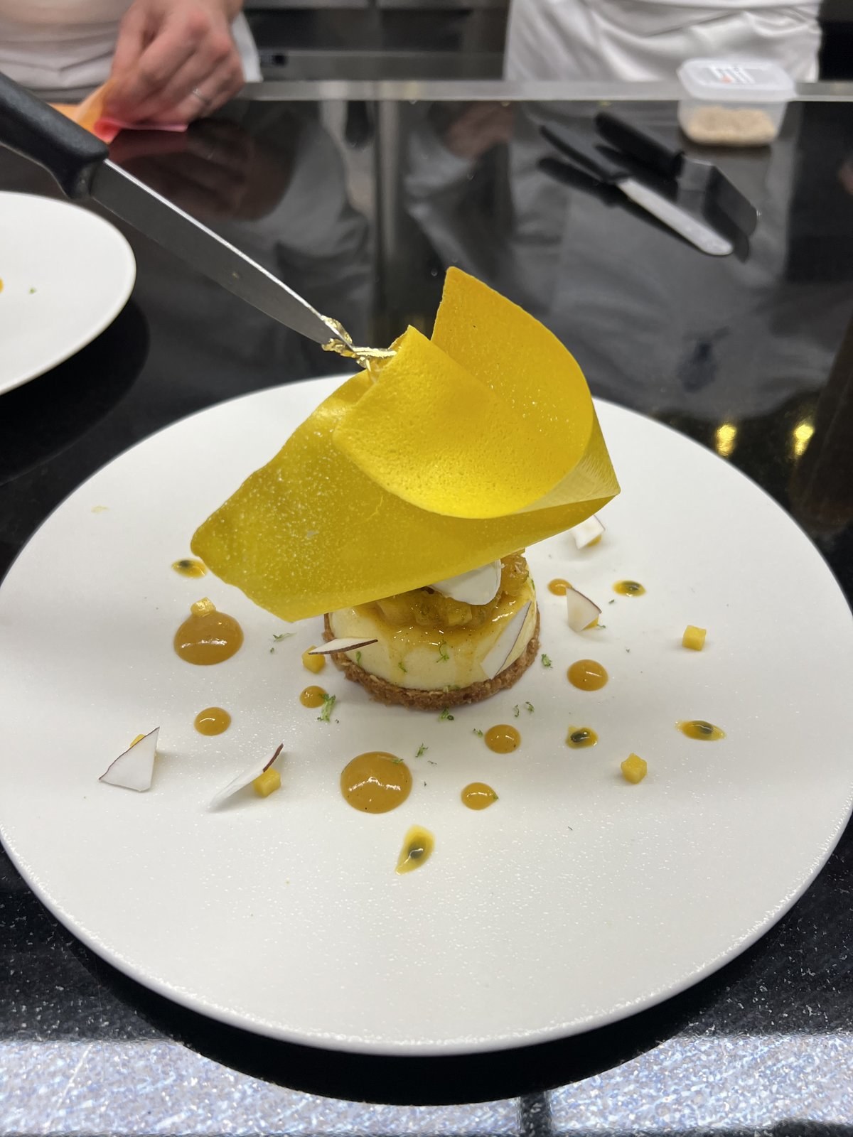 Cheesecake mousse de maracuyá